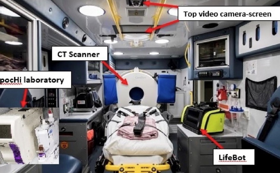 LifeBot Stroke Ambulance picture tagged